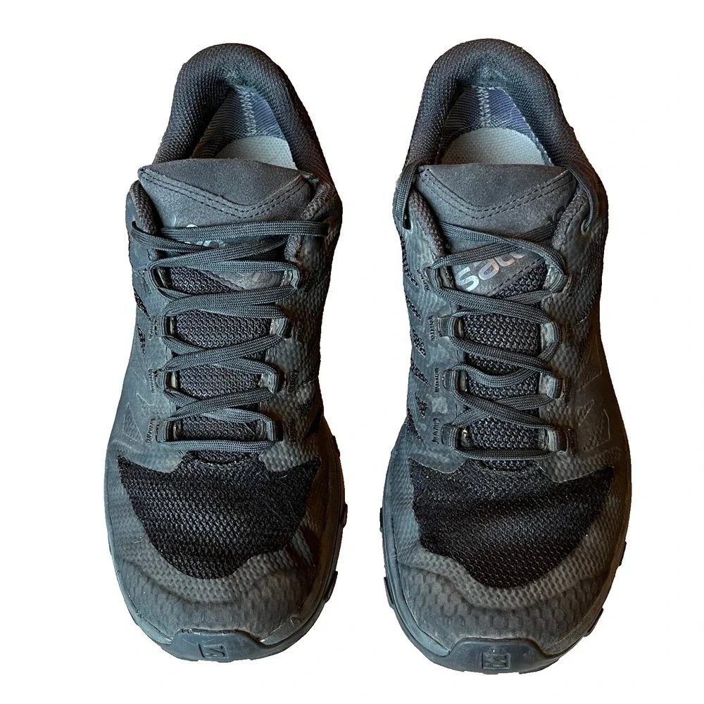 Salomon Outline‎ GTX Waterproof Low Hiking Shoes Black Mens 8.5 UK 8 EU 42